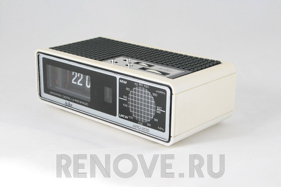 Восстановленные перекидные часы с радио и будильником Aciko купить с  доставкой